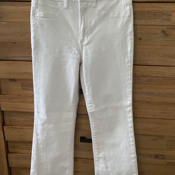 High Rise White Bootcut Jeans Size 27 - Picture 2 of 4